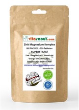 Zink Magnesium Vitamin B6 Komplex 720 Tabletten - MADE IN GERMANY - früher ZMA