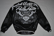 Pelle Herren Leder Größte Of All Time Jacke Schwarz Alle Größen Limitierte