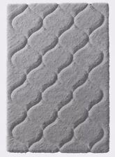 Teppich grau 90 x 160 cm HEINE Hochflor Teppich Hoch-/Tief-Struktur Gr. 2 - P714