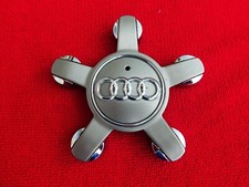 Audi Nabendeckel Originale - 135mm, Silber/ Grau (8R0601165)