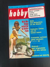 hobby 16/1968 MINI-MO Klappmofa NORD 500 Pontiac Firebird POLYCAT München '72