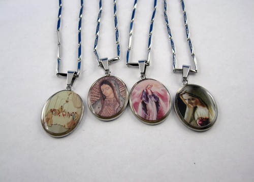 Edelstahl kette mit - , heiligen