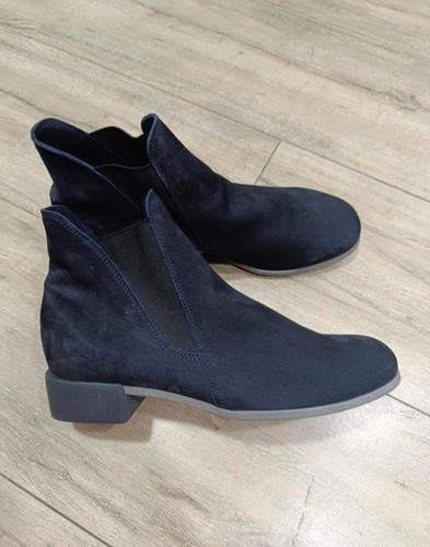 Women arche boots navy - boots, nubuck