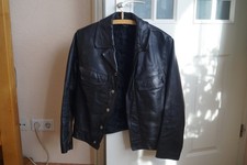 Original polizei lederjacke - original,