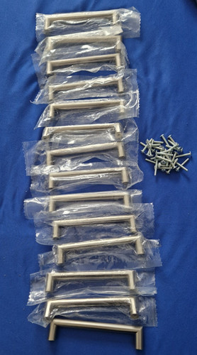 14x möbelgriffe edelstahl - 14x,