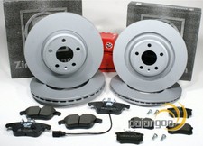 Zimmermann Bremsen Ø 310 mm + Ø 256 mm + Beläge vorne hinten für Audi TT Quattro