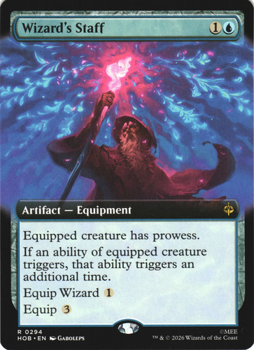 Mtg wizard staff - wizard's,