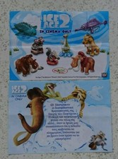 4 verschiedene internationale BPZ "Ice Age 2" 2006 ZUR AUSWAHL!!!