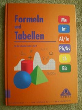 Formeln und Tabellen -