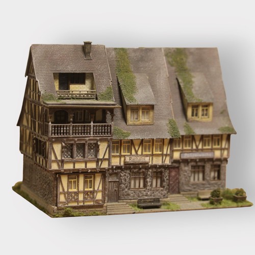 Diorama rathaus fachwerk - rathaus,