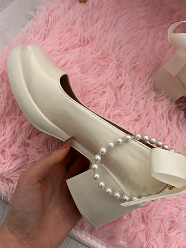 Mary jane pumps weiß - jane,
