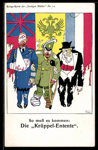 Künstler walter trier die - künstler-ak,