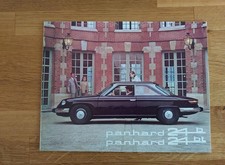 Panhard 24 b und bt - PROSPEKT