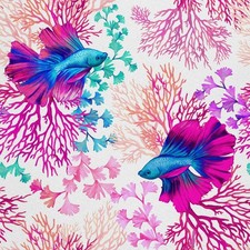 OUTDOOR DEKOSTOFFE OXFORD - Motiv Korallenriff I DX213