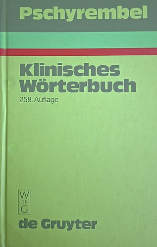Pschyrembel psychiatrie - pschyrembel®,