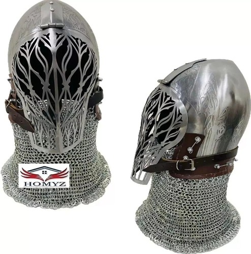 Rüstung bascinet helm knight - rüstung,
