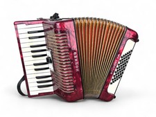 Hohner Student VM 48 Bass Akkordeon Geprüft und Gestimmt Neuer Ruckack