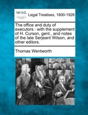 Wentworth - office and duty of