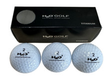 3 Golfbälle H2O Golf Original Sportswear Neu OVP