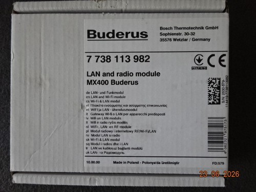 Buderus mx400 lan - mx400, und
