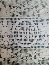 Vintage IHS Filet Lace