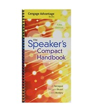 Cengage Advantage Books: The Speaker's Compact Handbook, Spiral Bound Version, J