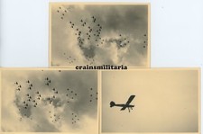 3x Orig. Foto Flugzeug Bomber Fieseler Storch im Flug über RPT Nürnberg 1937