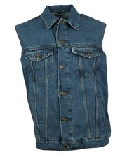 Jeansweste Herren Denim Biker