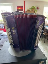 Akkordeon Beltuna  120 Bässe, in purple sparkle 