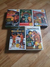 5x VHS, WWE Wrestlemania 6, 7, Survivor Series 1994, Deutsch, PolyGram,...