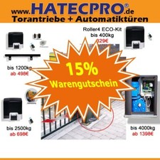 Schiebetorantrieb Schiebetor Tor Antriebe Hoftor Rolltor Einfahrtstor bis 400 kg