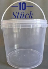 10 x Eimer mit Deckel 5 Liter