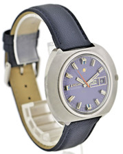 ENICAR DAY/DATE Vintage Herrenuhr Automatic A-R16.7 Ref. 2335 Stahl 1960/70er