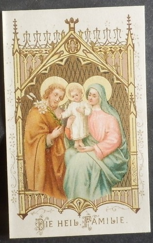 Altes andachtsbild hl - --,