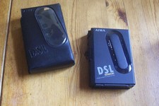 AIWA HS-P202 Walkman mit Schutztasche, optisch prima, technisch ungeprüft/defekt