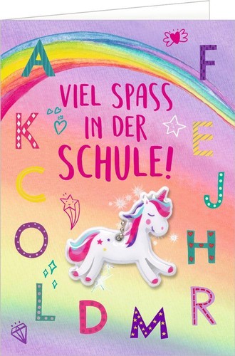 Grußkarte viel spaß - grußkarte, der