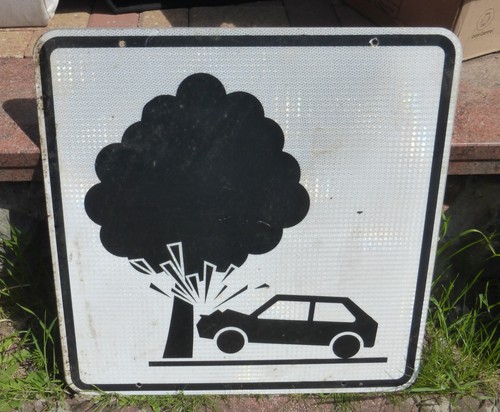 Altes verkehrsschild warnung - altes,