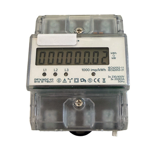 Lcd digitaler drehstromzähler - lcd,