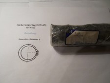 100 x SICHERUNGSRING  -DIN 471- 42 x 1,75 mm  -NEU / OVP-