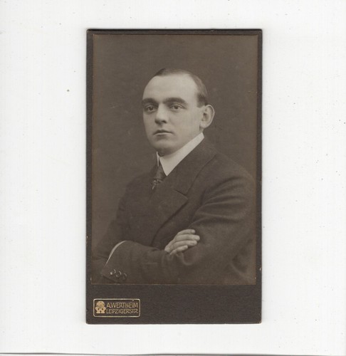 Cdv foto herrenportrait mit - foto,