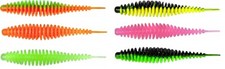 Quantum Magic Trout T-Worm I-Tail 6,5cm 1g Knoblauch versch. Farben UV Active