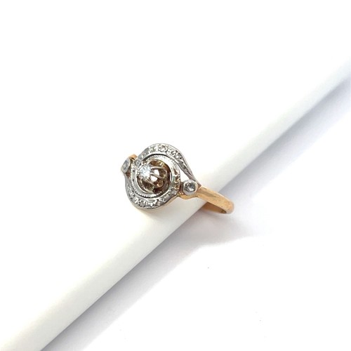 Tourbillon diamant ring 750 - ring,