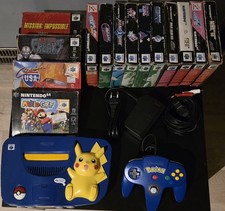 N64 Pikachu Edition / mit 14 Spielen in OVP