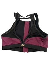 nya nordiska Sport BH Damen Gr. S Mehrfarbig Logo Reißverschluss Sportlich