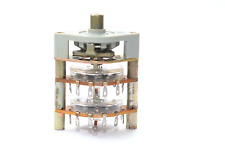 Stufen-Dreh-Schalter von RFT, 12 Stellung / 2 Ebene, Rotary Switch, DDR, NOS