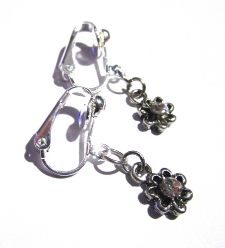 Ohrclips clips strass - strass, kleine