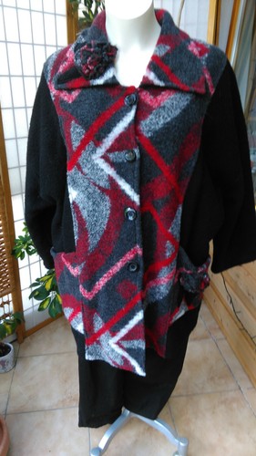 Woll jacke kurz - woll,