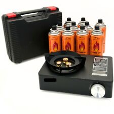 Luxus Campingkocher Gaskocher 3500W + 227g Gas Camping Robust Herd Outdoor Grill