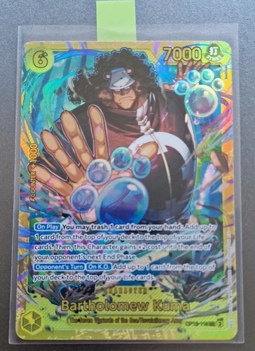 One piece tcg bartholomew kuma - one,
