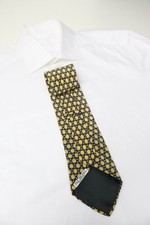 Pal Zileri Krawatte Herren One Größe 100% Seide Spitz Klassisch Muster Im Italy